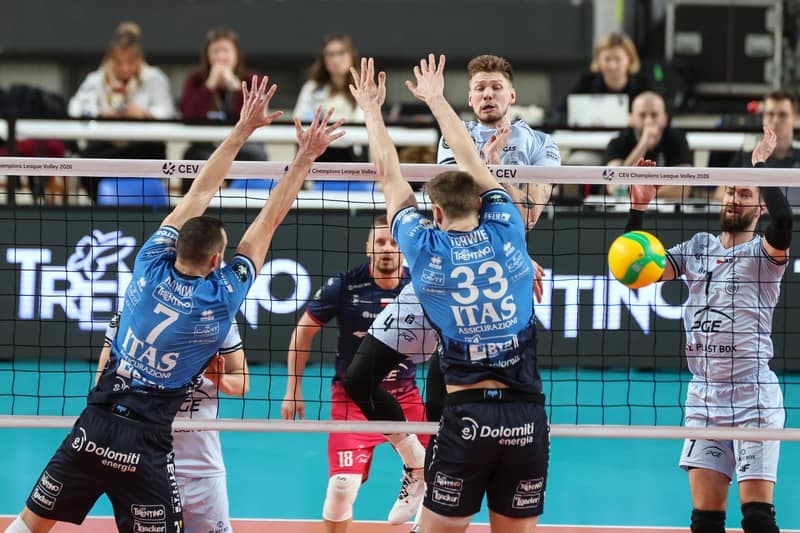 Volleyball. CEV Champions League. PGE Projekt Warszawa - Trentino Itas. 04.03.2026