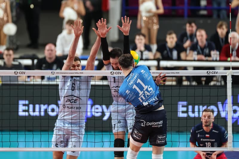 Volleyball. CEV Champions League. PGE Projekt Warszawa - Trentino Itas. 04.03.2026