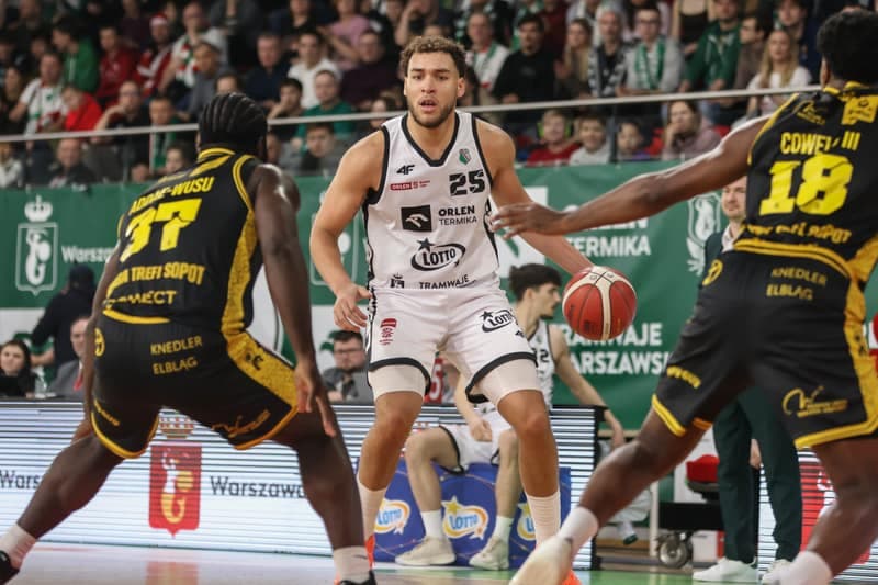 Orlen Basket Liga. Legia Warszawa - Energa Trefl Sopot. 6.12.2025