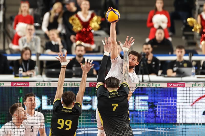 Volleyball. PlusLiga. PGE Projekt Warszawa - PGE GIEK Skra Belchatow. 19.12.2025