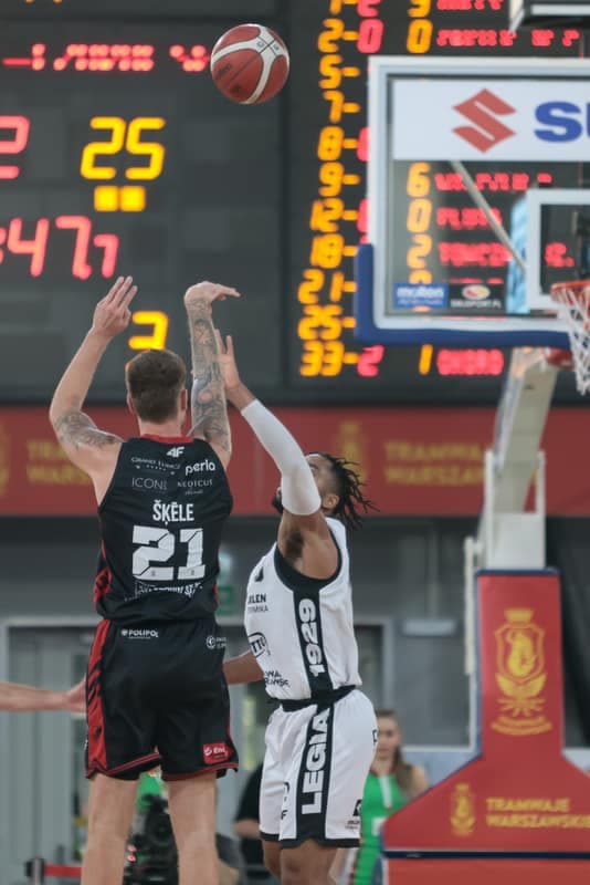 Basketball. Orlen Basket Liga. Legia Warszawa - Energa Czarni Slupsk. 19.10.2025