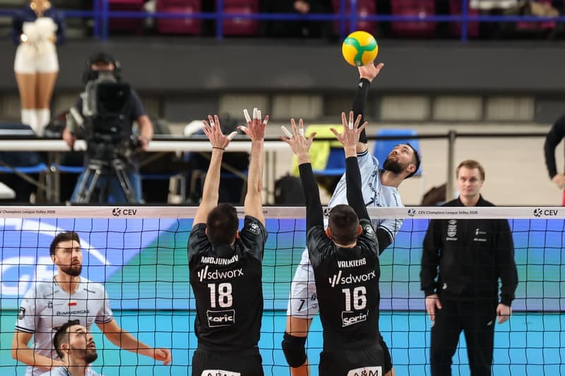 Volleyball. CEV Champions League. PGE Projekt Warszawa - Volley Haasrode Leuven. 10.12.2025