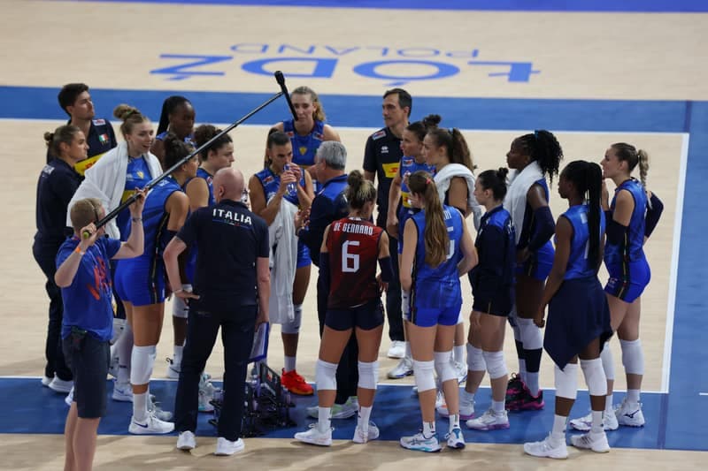 Siatkowka kobiet. Liga Narodow. Wlochy - USA. 23.07.2025