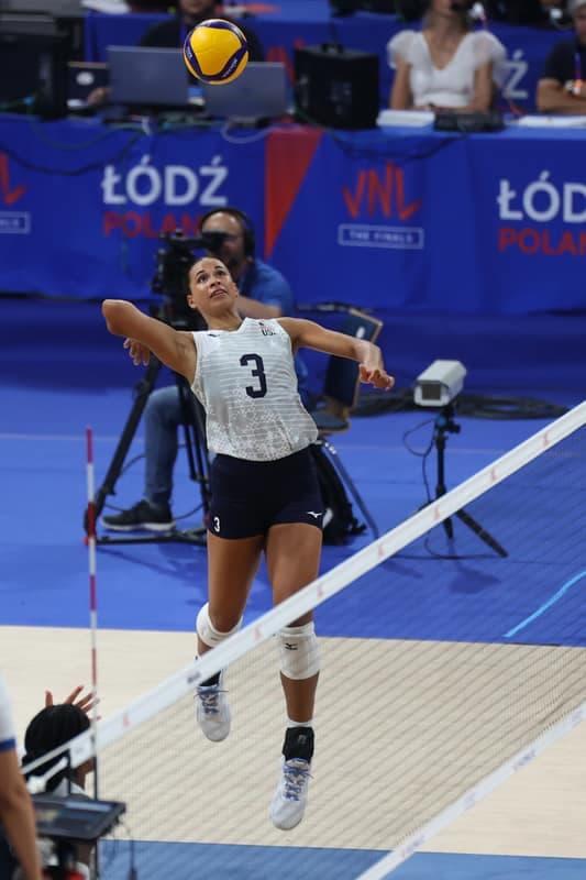 Siatkowka kobiet. Liga Narodow. Wlochy - USA. 23.07.2025
