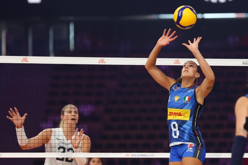 Siatkowka kobiet. Liga Narodow. Wlochy - USA. 23.07.2025