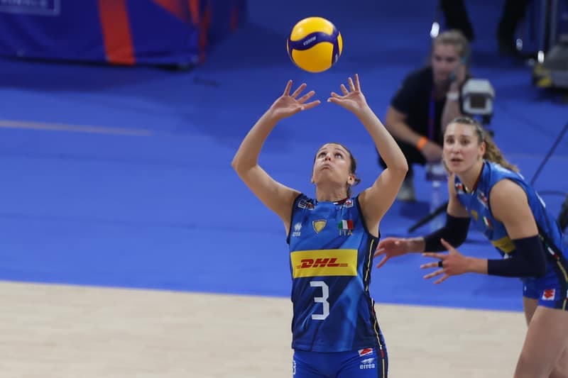 Siatkowka kobiet. Liga Narodow. Wlochy - USA. 23.07.2025