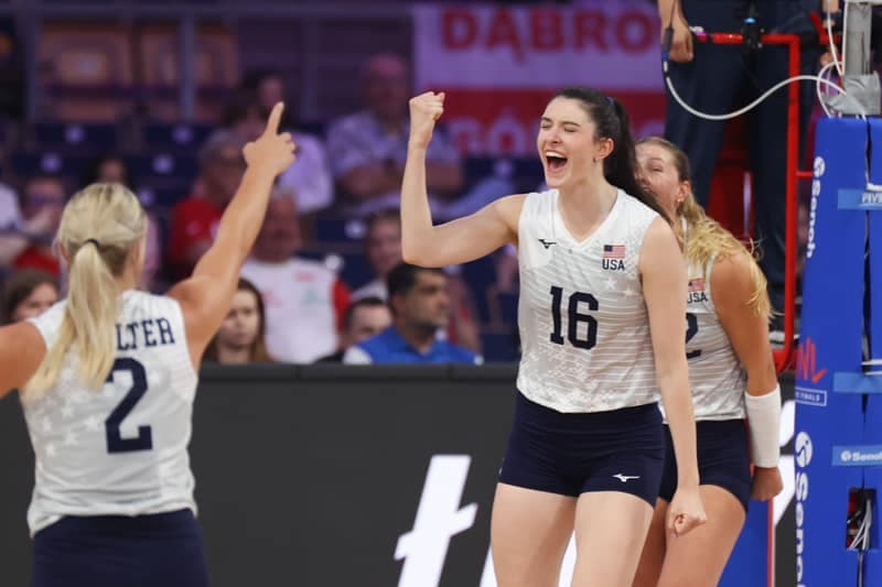 Siatkowka kobiet. Liga Narodow. Wlochy - USA. 23.07.2025