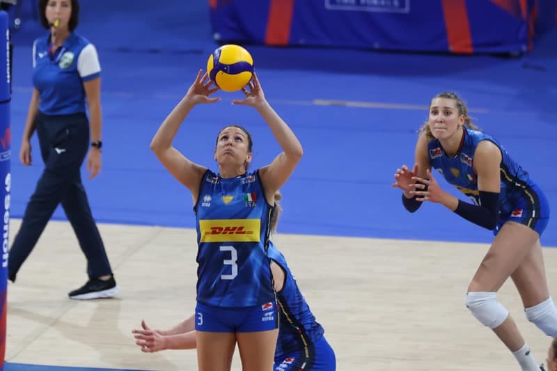 Siatkowka kobiet. Liga Narodow. Wlochy - USA. 23.07.2025