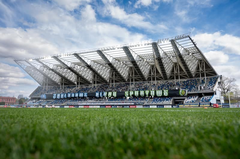 Football. Betclic I liga. Stal Rzeszow - Stal Stalowa Wola. 19.04.2025