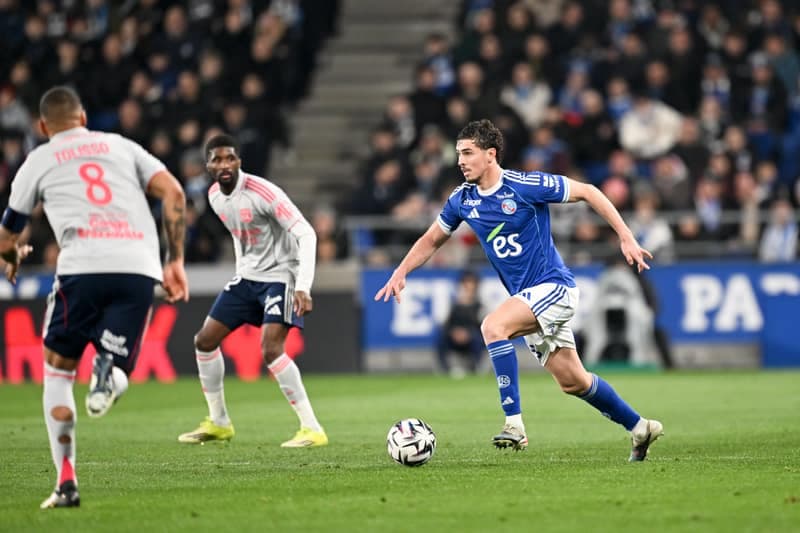 Football. Ligue 1. RC Strasbourg Alsace - Olympique Lyonnais. 22.02.2026