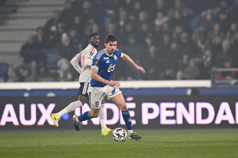 Football. Ligue 1. RC Strasbourg Alsace - Olympique Lyonnais. 22.02.2026