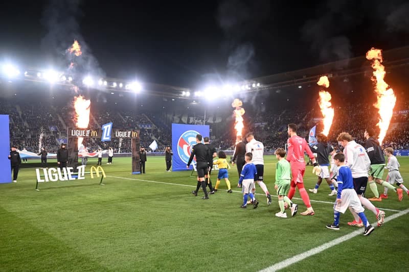 Football. Ligue 1. RC Strasbourg Alsace - Olympique Lyonnais. 22.02.2026