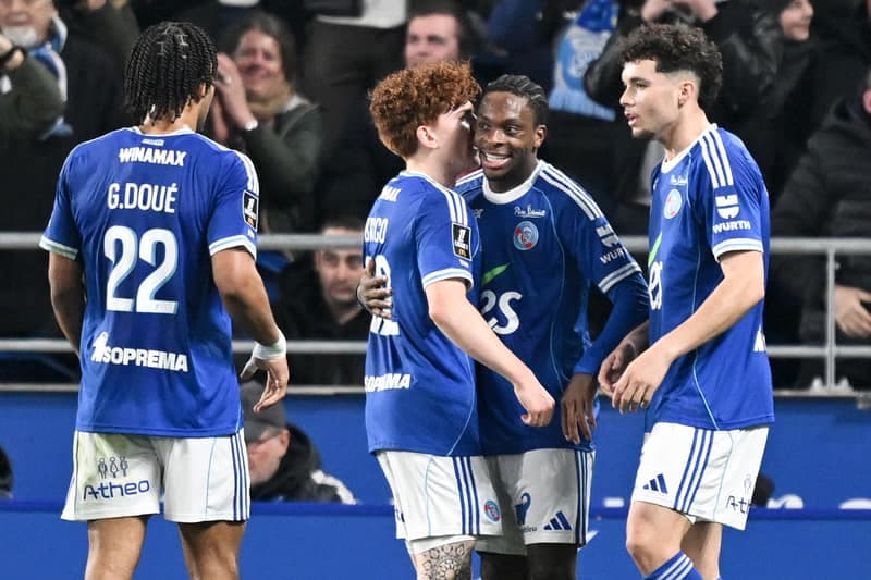 Football. Ligue 1. RC Strasbourg Alsace - Olympique Lyonnais. 22.02.2026