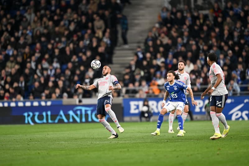 Football. Ligue 1. RC Strasbourg Alsace - Olympique Lyonnais. 22.02.2026