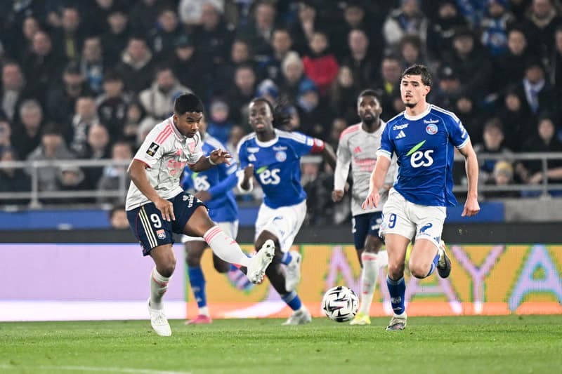Football. Ligue 1. RC Strasbourg Alsace - Olympique Lyonnais. 22.02.2026