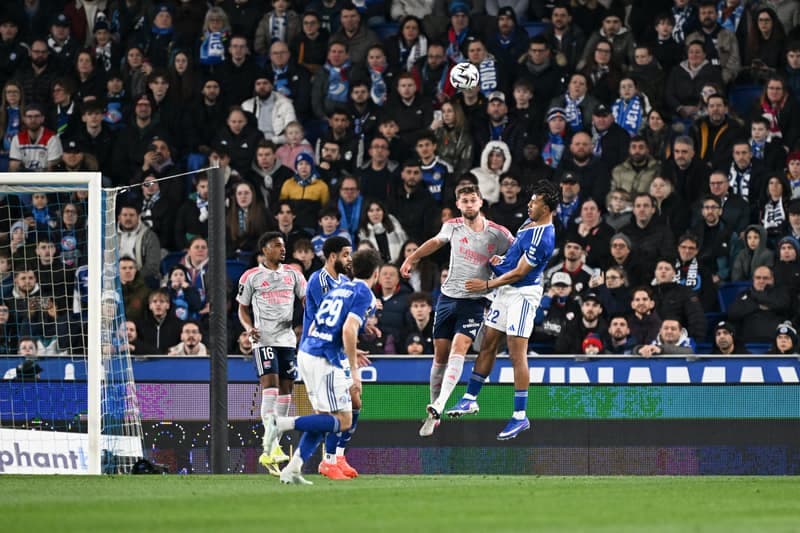 Football. Ligue 1. RC Strasbourg Alsace - Olympique Lyonnais. 22.02.2026