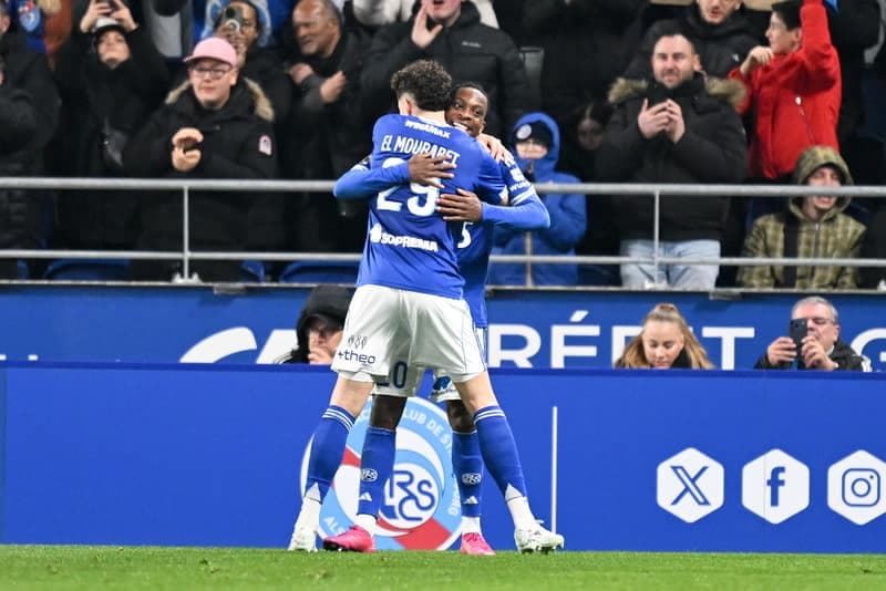 Football. Ligue 1. RC Strasbourg Alsace - Olympique Lyonnais. 22.02.2026