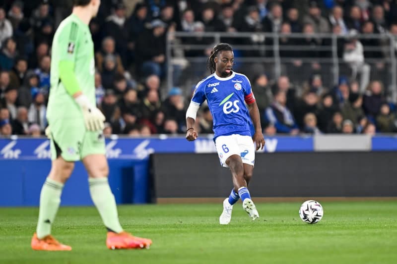 Football. Ligue 1. RC Strasbourg Alsace - Olympique Lyonnais. 22.02.2026
