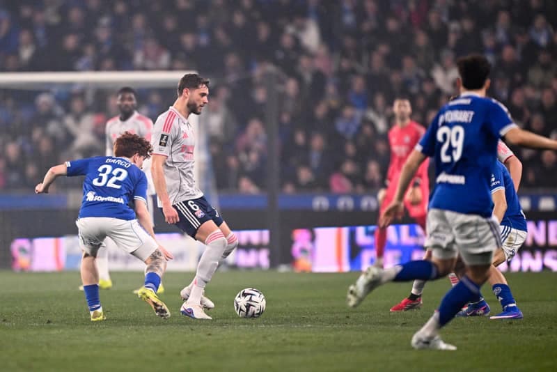 Football. Ligue 1. RC Strasbourg Alsace - Olympique Lyonnais. 22.02.2026