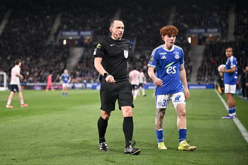 Football. Ligue 1. RC Strasbourg Alsace - Olympique Lyonnais. 22.02.2026