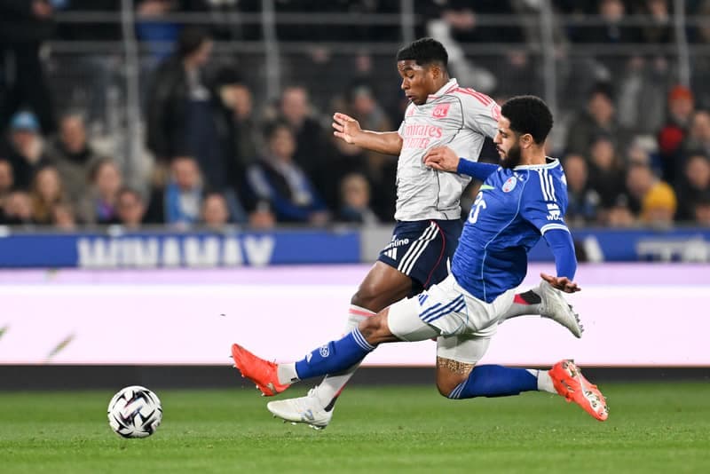 Football. Ligue 1. RC Strasbourg Alsace - Olympique Lyonnais. 22.02.2026