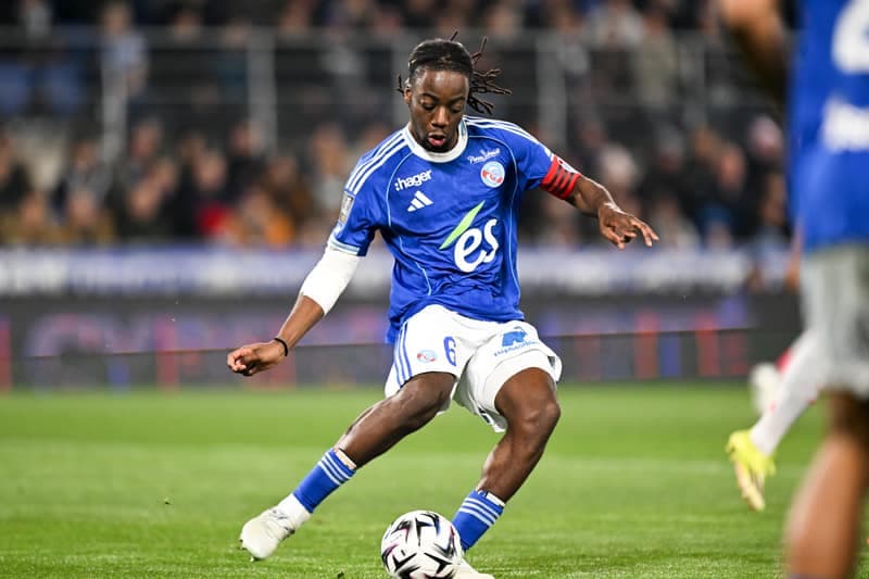 Football. Ligue 1. RC Strasbourg Alsace - Olympique Lyonnais. 22.02.2026