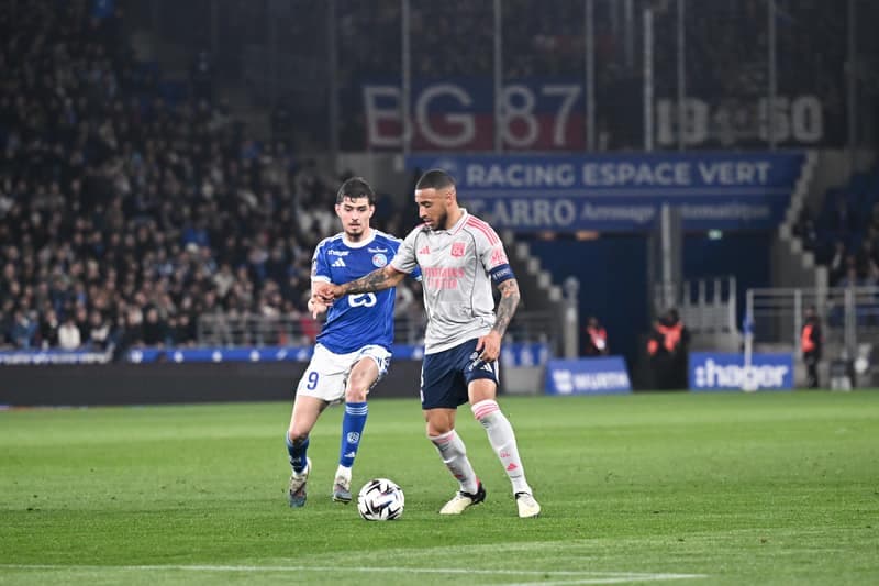 Football. Ligue 1. RC Strasbourg Alsace - Olympique Lyonnais. 22.02.2026