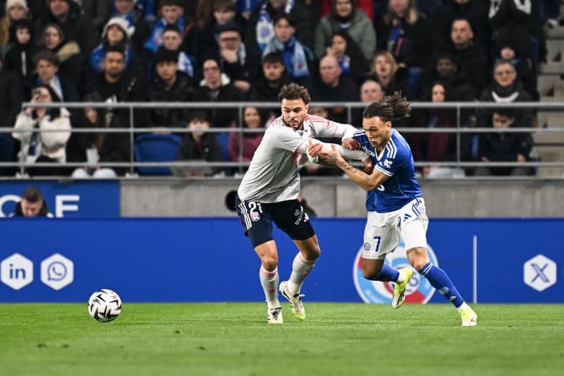 Football. Ligue 1. RC Strasbourg Alsace - Olympique Lyonnais. 22.02.2026