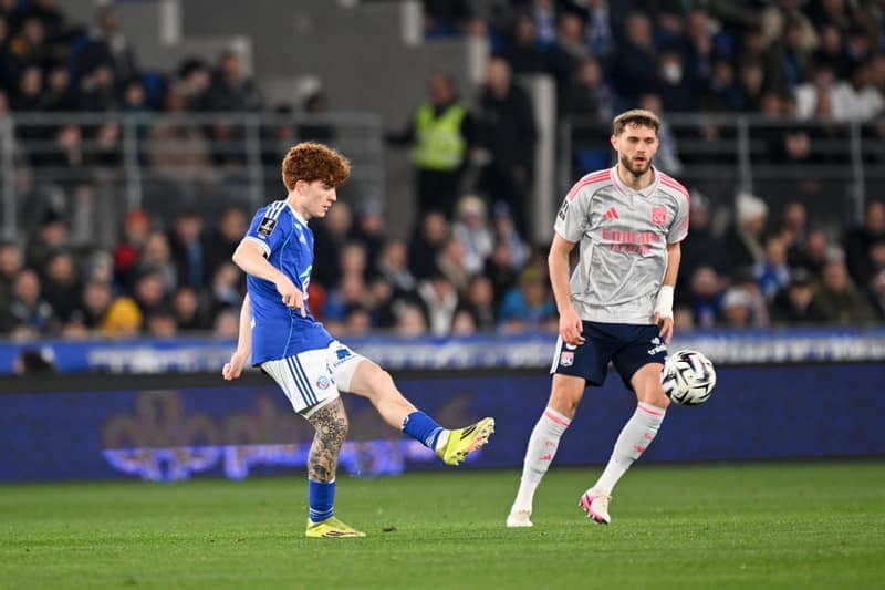 Football. Ligue 1. RC Strasbourg Alsace - Olympique Lyonnais. 22.02.2026