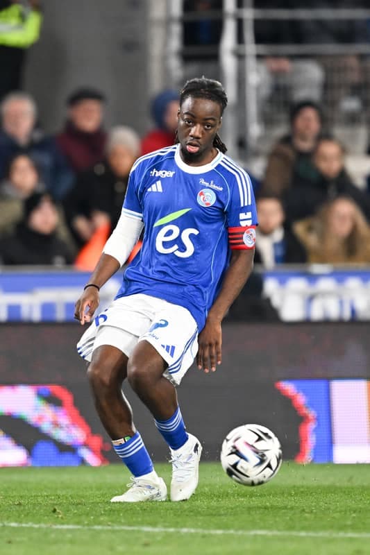 Football. Ligue 1. RC Strasbourg Alsace - Olympique Lyonnais. 22.02.2026
