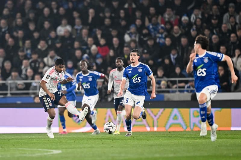 Football. Ligue 1. RC Strasbourg Alsace - Olympique Lyonnais. 22.02.2026