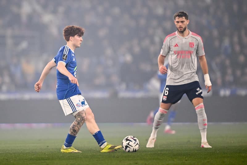 Football. Ligue 1. RC Strasbourg Alsace - Olympique Lyonnais. 22.02.2026