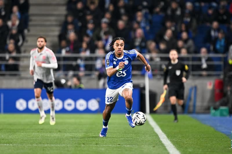 Football. Ligue 1. RC Strasbourg Alsace - Olympique Lyonnais. 22.02.2026