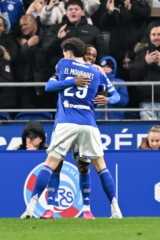 Football. Ligue 1. RC Strasbourg Alsace - Olympique Lyonnais. 22.02.2026
