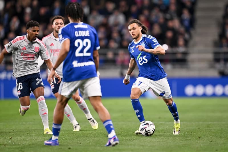Football. Ligue 1. RC Strasbourg Alsace - Olympique Lyonnais. 22.02.2026