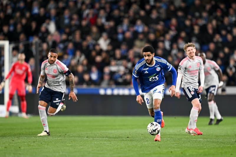 Football. Ligue 1. RC Strasbourg Alsace - Olympique Lyonnais. 22.02.2026