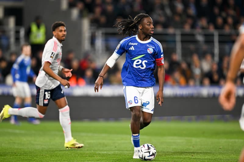 Football. Ligue 1. RC Strasbourg Alsace - Olympique Lyonnais. 22.02.2026