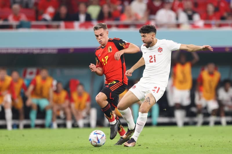 Football. FIFA World Cup. Belgium - Canada. 23.11.2022