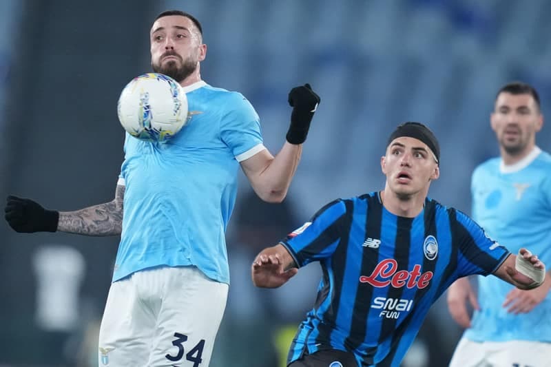 Football. Coppa Italia. Lazio - Atalanta. 04.03.2025