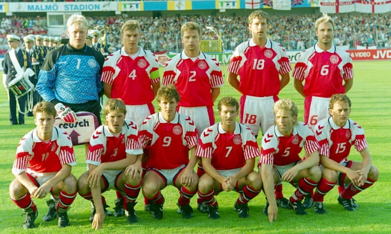 Football. UEFA EURO. Denmark - England. 11.06.1992