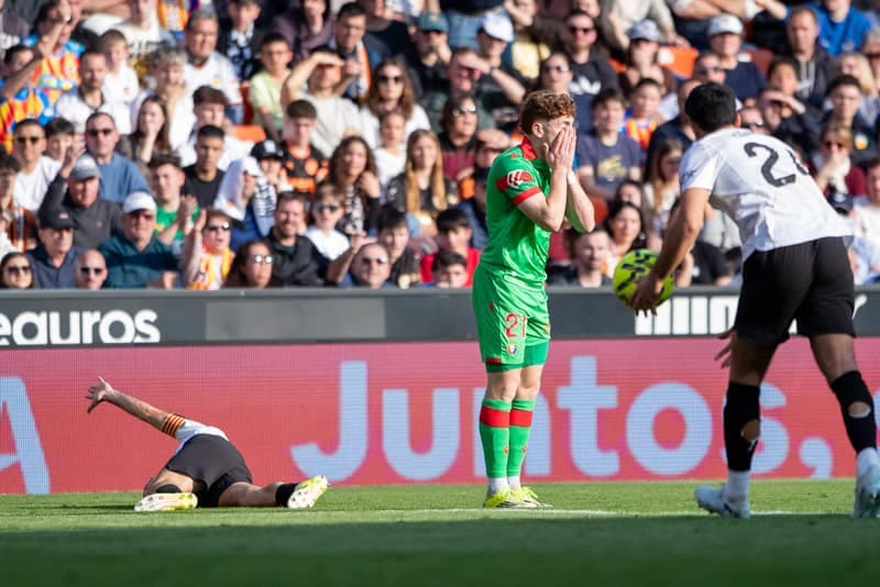 Football. La Liga. Valencia - Osasuna. 01.03.2026