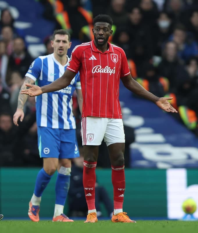 Football. Premier League. Brighton & Hove Albion - Nottingham Forest. 01.03.2026