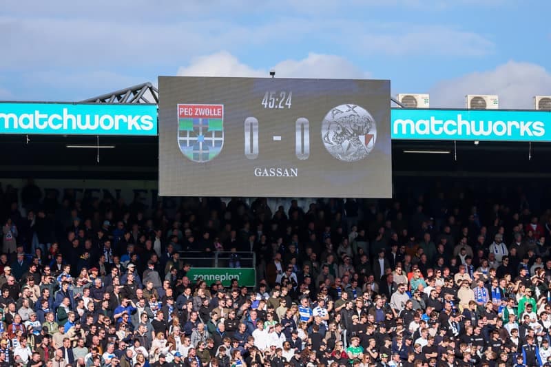 Football. Eredivisie. PEC Zwolle - Ajax. 01.03.2026