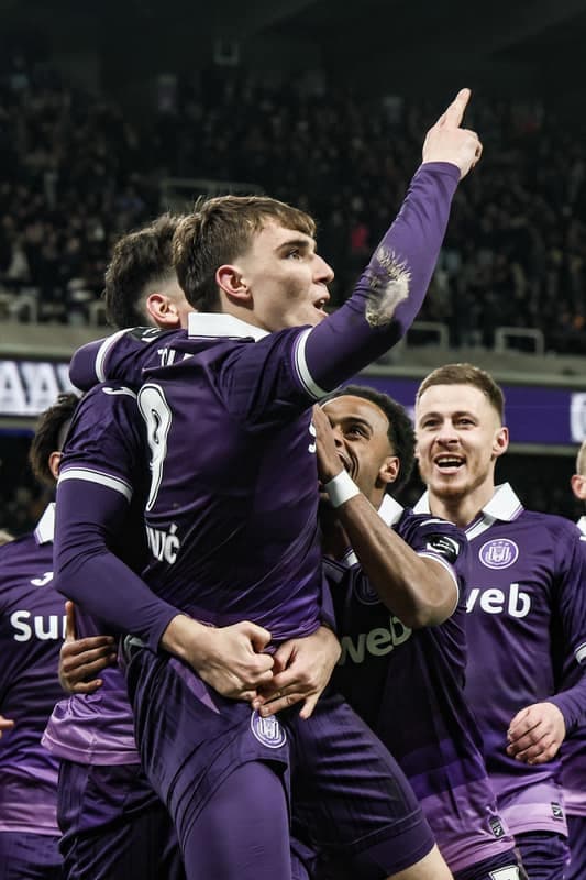 Football. Jupiler Pro League. RSC Anderlecht - Oud-Heverlee Leuven. 28.02.2026