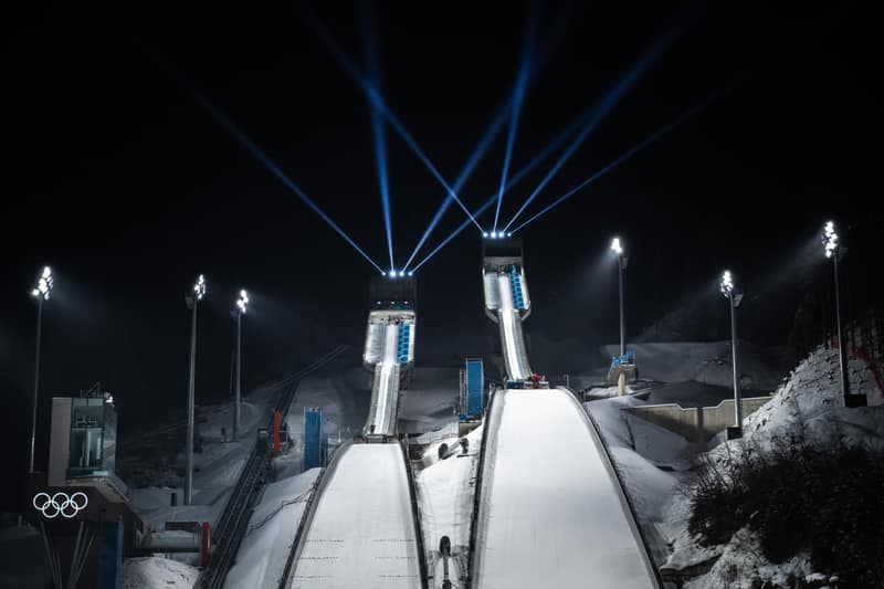 Ski Jumping. Winter Olympics. Stage Day -2. 04.02.2026