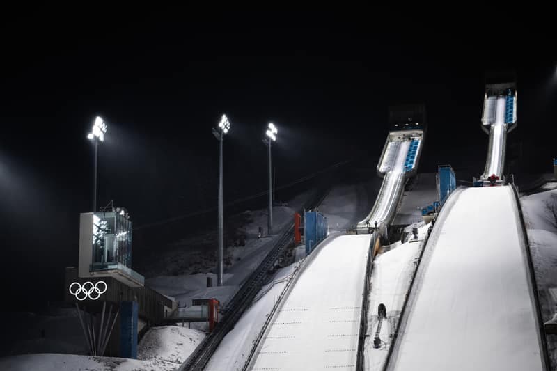 Ski Jumping. Winter Olympics. Stage Day -2. 04.02.2026