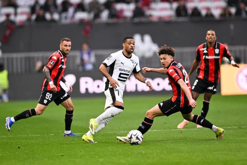 Football. Ligue 1. OGC Nice - Stade Rennais FC. 08.03.2026