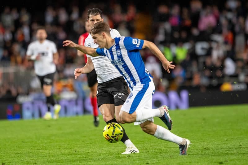 Football. La Liga. Valencia - Alaves. 08.03.2026