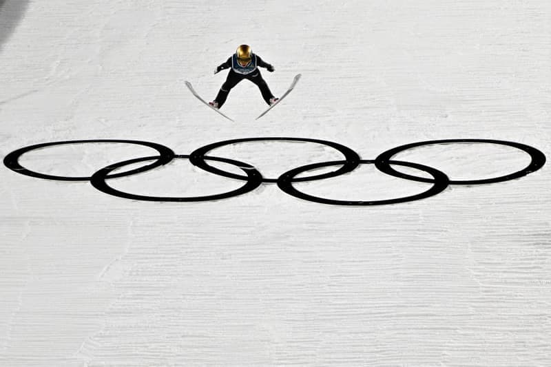 Ski Jumping. Olympic Winter Games. Mens Normal Hill Individual. 09.02.2026