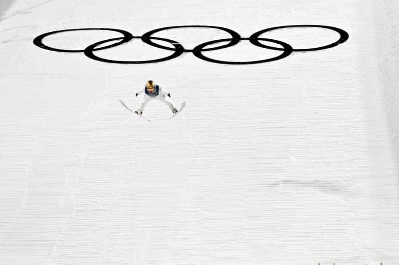 Ski Jumping. Olympic Winter Games. Mens Normal Hill Individual. 09.02.2026